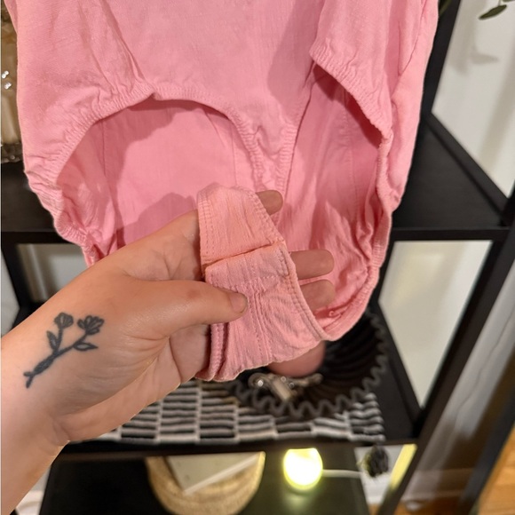 Free People Intimately Pink Bodysuit size medium - Picture 6 of 9